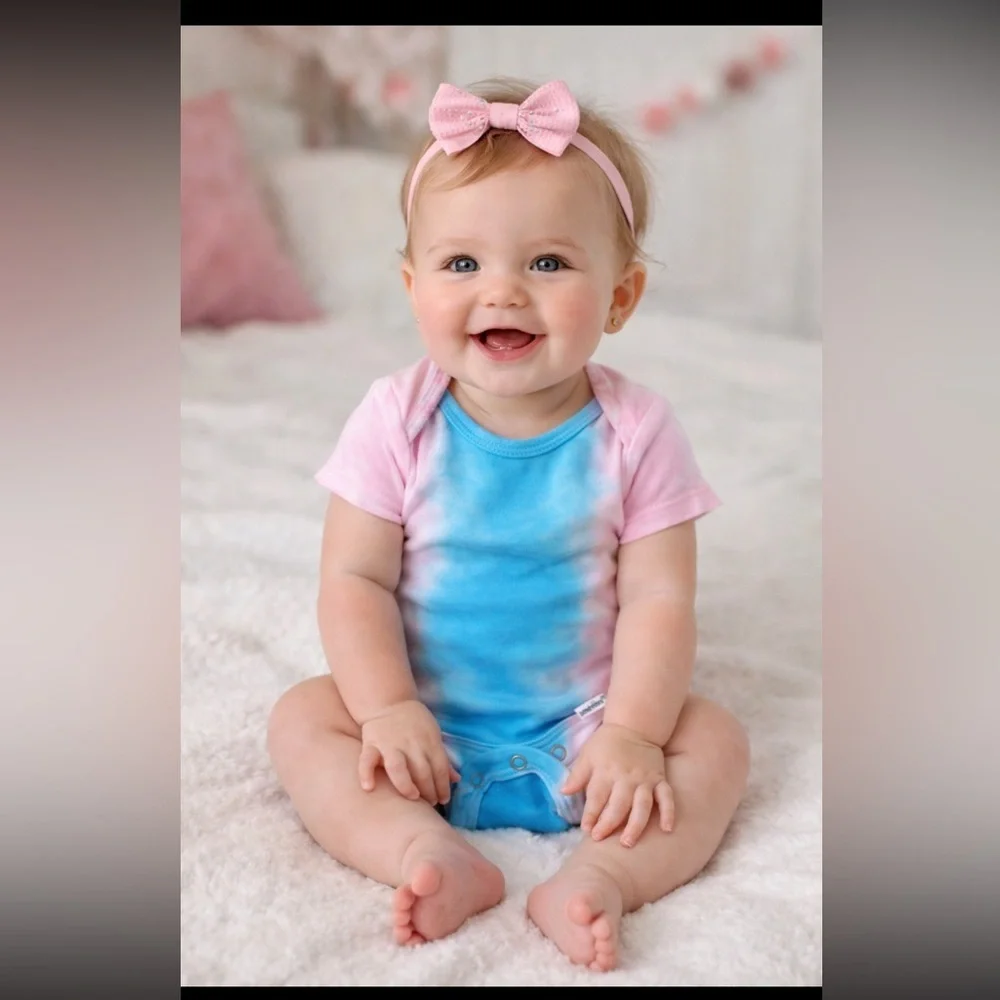 #6 Tie dye baby onesie